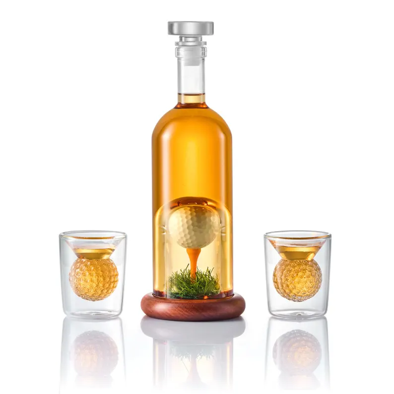 Golf Whiskey Decanter Set